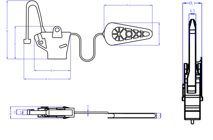 FTTH Drop Cable Suspension Tension Clamp S Hook B type (1)