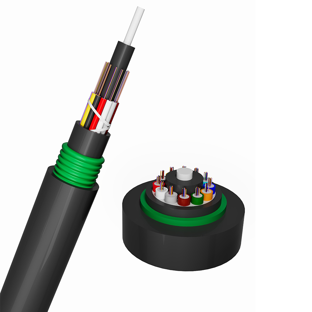 Non-metallic Strength Member Light-armored Direct Buried Cable