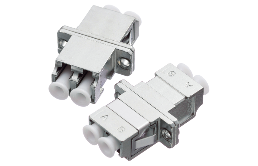 Optic Fiber Adapter-LC DX metal square adapter